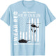 Deployed Son In Law Red Friday Military Support Troops Flag T-Shirt - T-Shirt | Light Blue