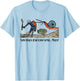 Weird Medieval Art Snail Fight funny strange special absurd T-Shirt - T-Shirt | Light Blue
