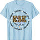 Leopard ESE Teacher Appreciation Week back to school T-Shirt - T-Shirt | Light Blue