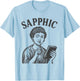 Lesbian Sapphic Poet Retro Sappho T-Shirt - T-Shirt | Light Blue