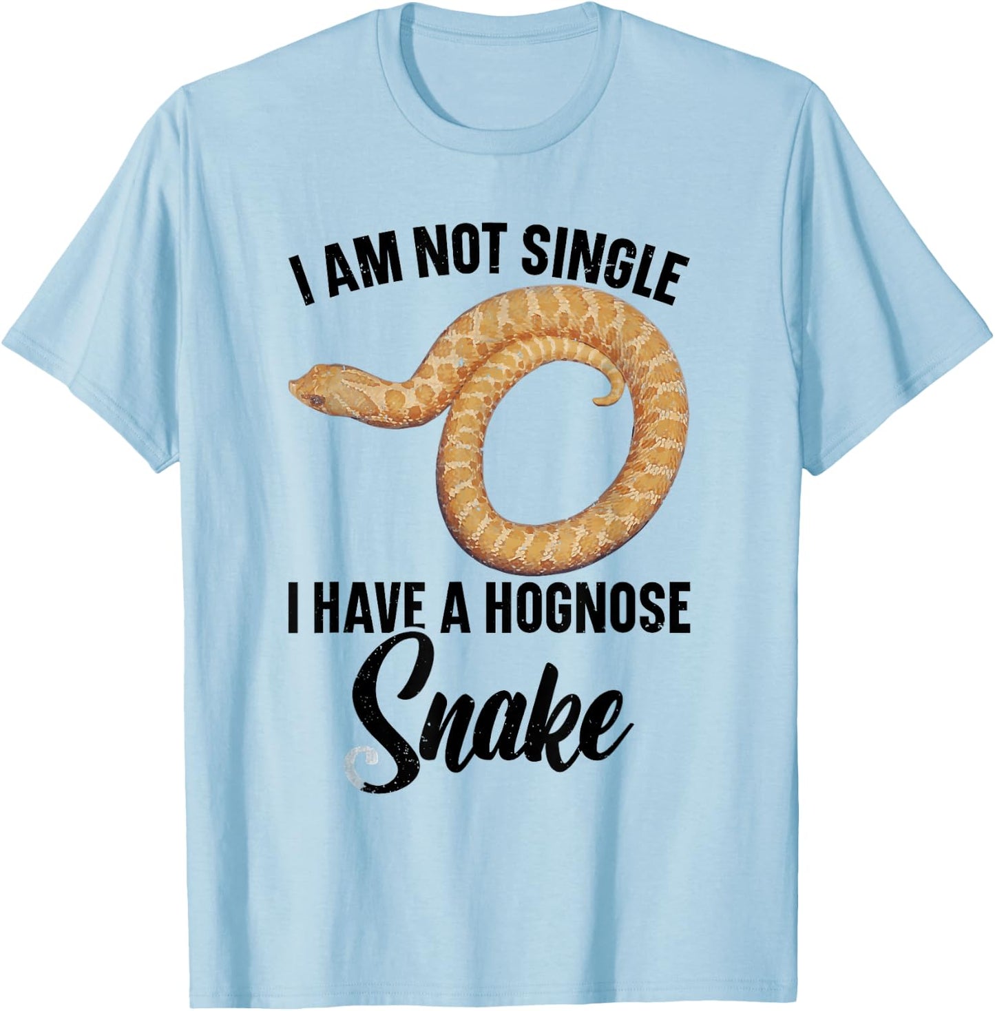 Hognose Snake Plush Hognose Snake Hide Hognose Snake T-Shirt - T-Shirt | Light Blue