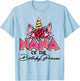 Nana of the Birthday Princess Unicorn Matching Family T-Shirt - T-Shirt | Light Blue