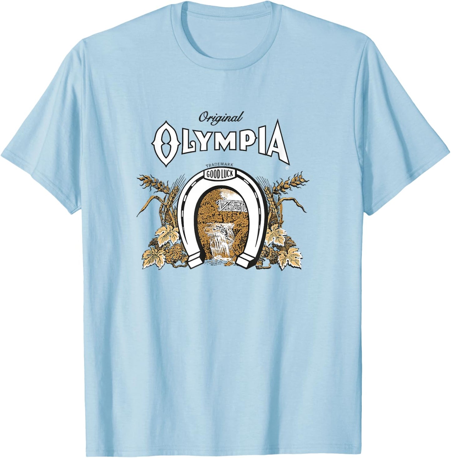 Olympia Style - Logo T-Shirt - T-Shirt | Light Blue