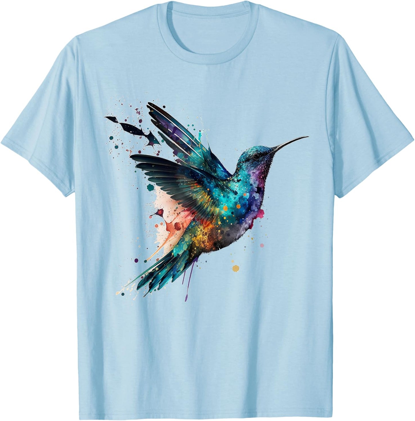 Vogel Kunst Tiere Tier Design Vogel T-Shirt - T-Shirt | Light Blue