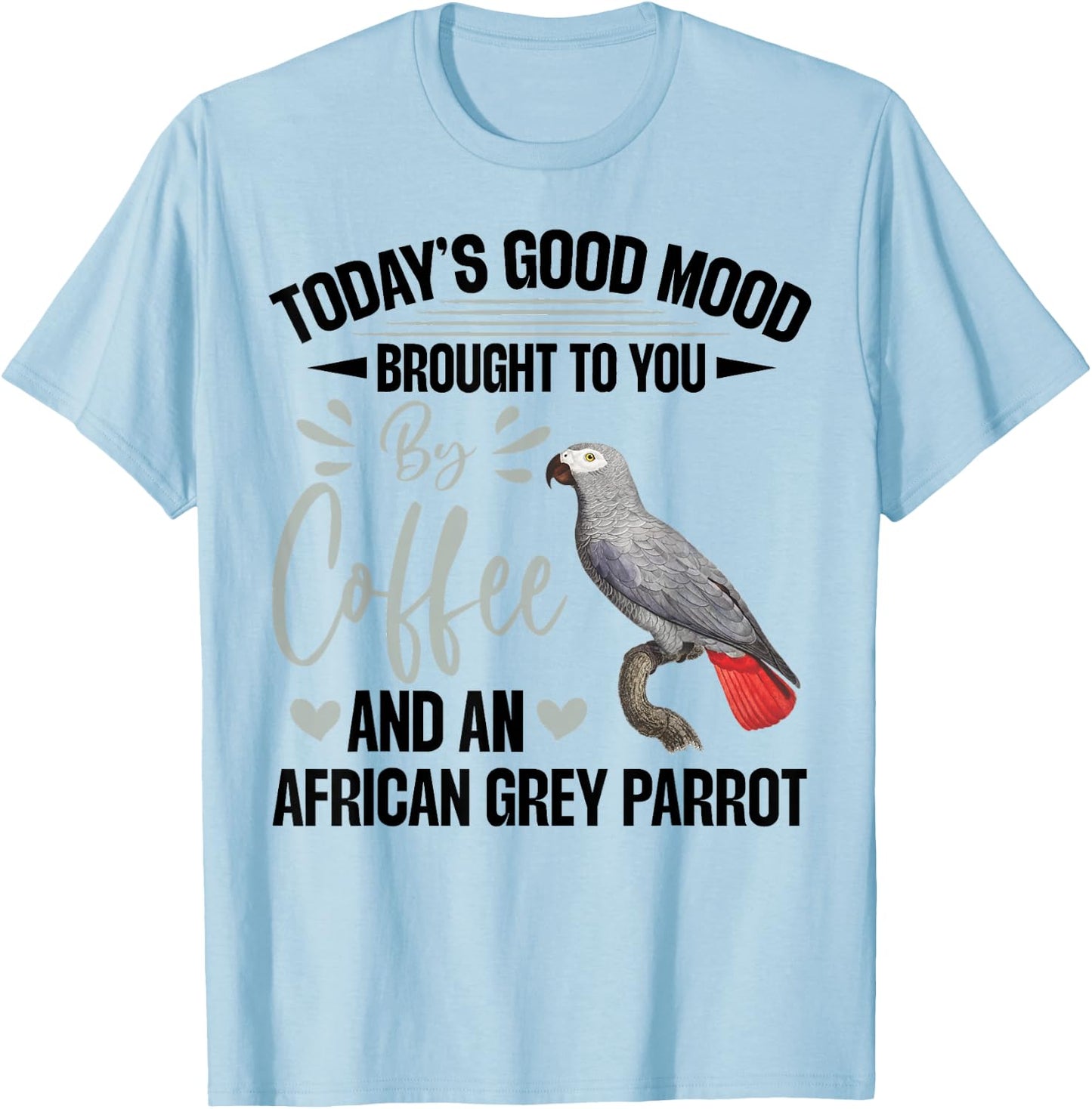African Grey Parrot Toys African Grey Parrot Owner Parrot T-Shirt - T-Shirt | Light Blue
