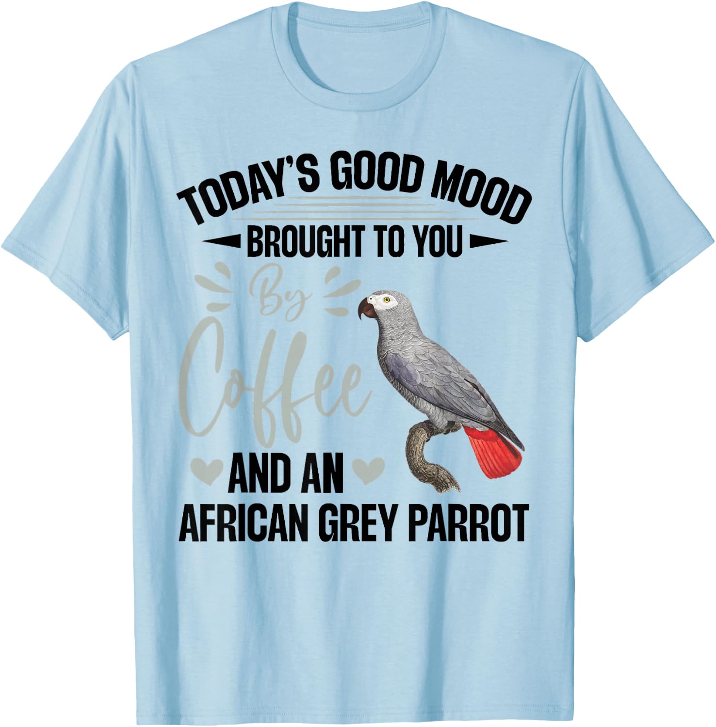 African Grey Parrot Toys African Grey Parrot Owner Parrot T-Shirt - T-Shirt | Light Blue