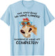 Donkey Not Only Does My Mind Wander Funny T-Shirt - T-Shirt | Light Blue