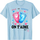 Gender Reveal Girl Or Boy On T'aime Déjà Boys , grey, S T-Shirt - T-Shirt | Light Blue