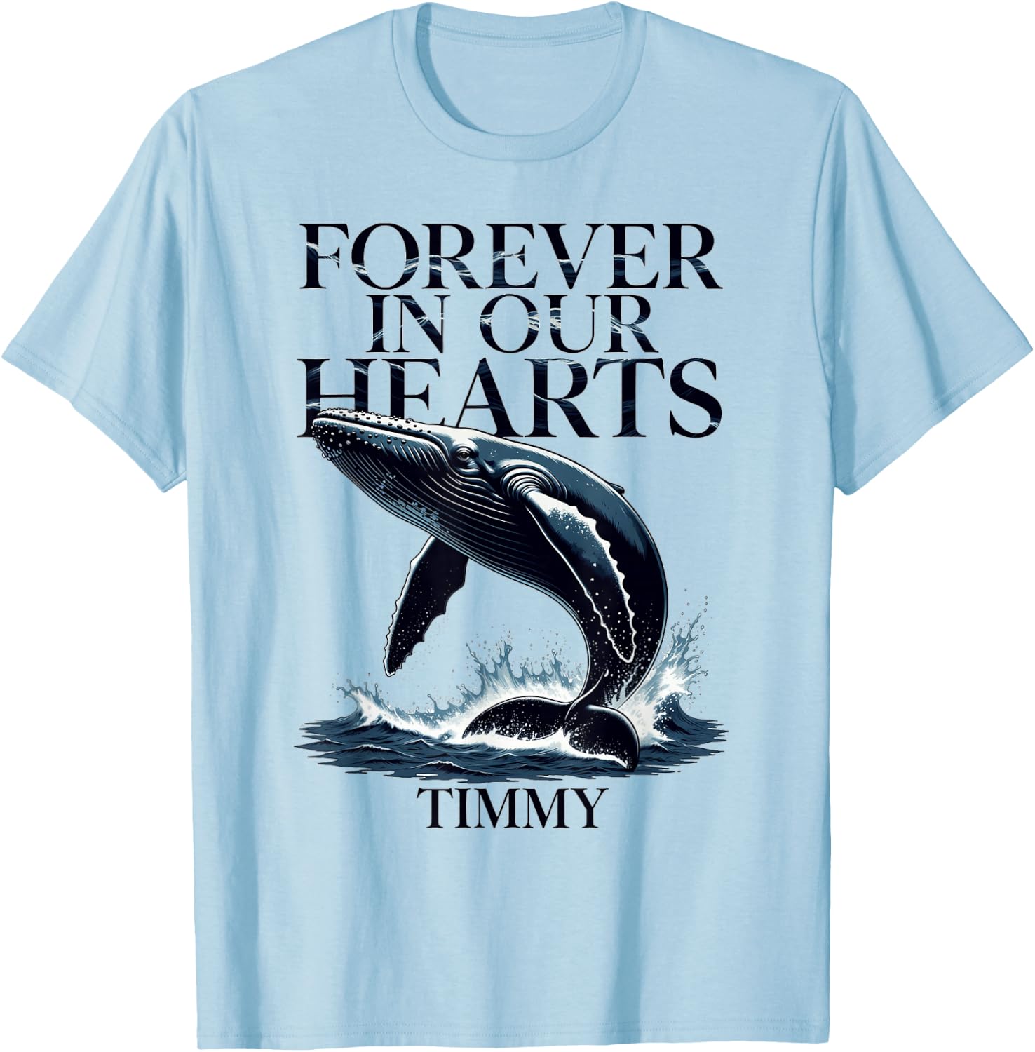 Timmy Wal Ostsee Buckelwal Team Hope Free In Our Hearts 2026 T-Shirt - T-Shirt | Light Blue