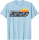Retro Magens Bay St Thomas Retro T-Shirt - T-Shirt | Light Blue