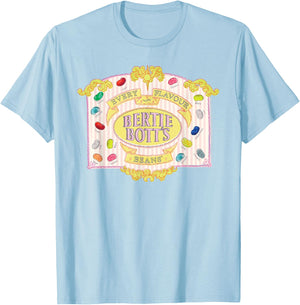 Harry Potter Bertie Bott's Every Flavour Beans T-Shirt - T-Shirt | Light Blue