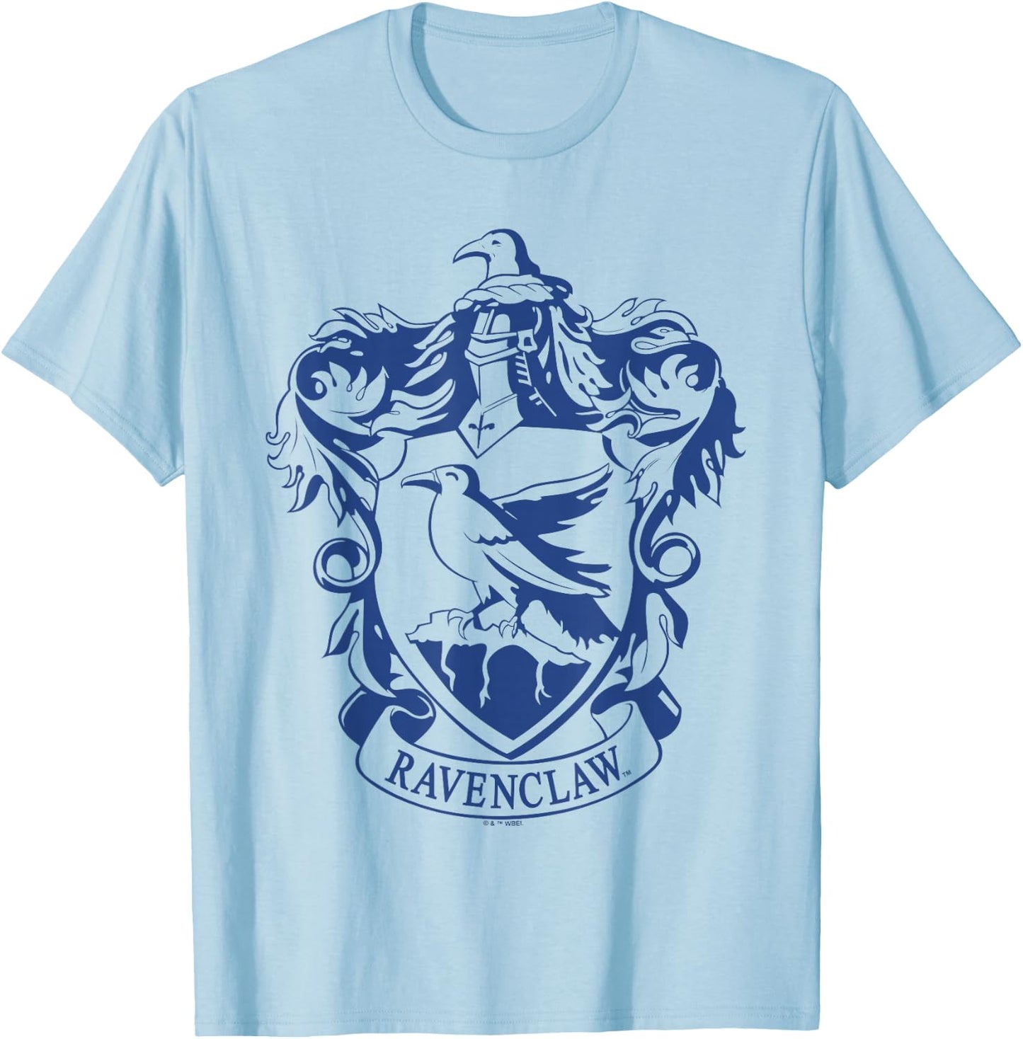 Harry Potter Ravenclaw One Color Crest T-Shirt - T-Shirt | Light Blue