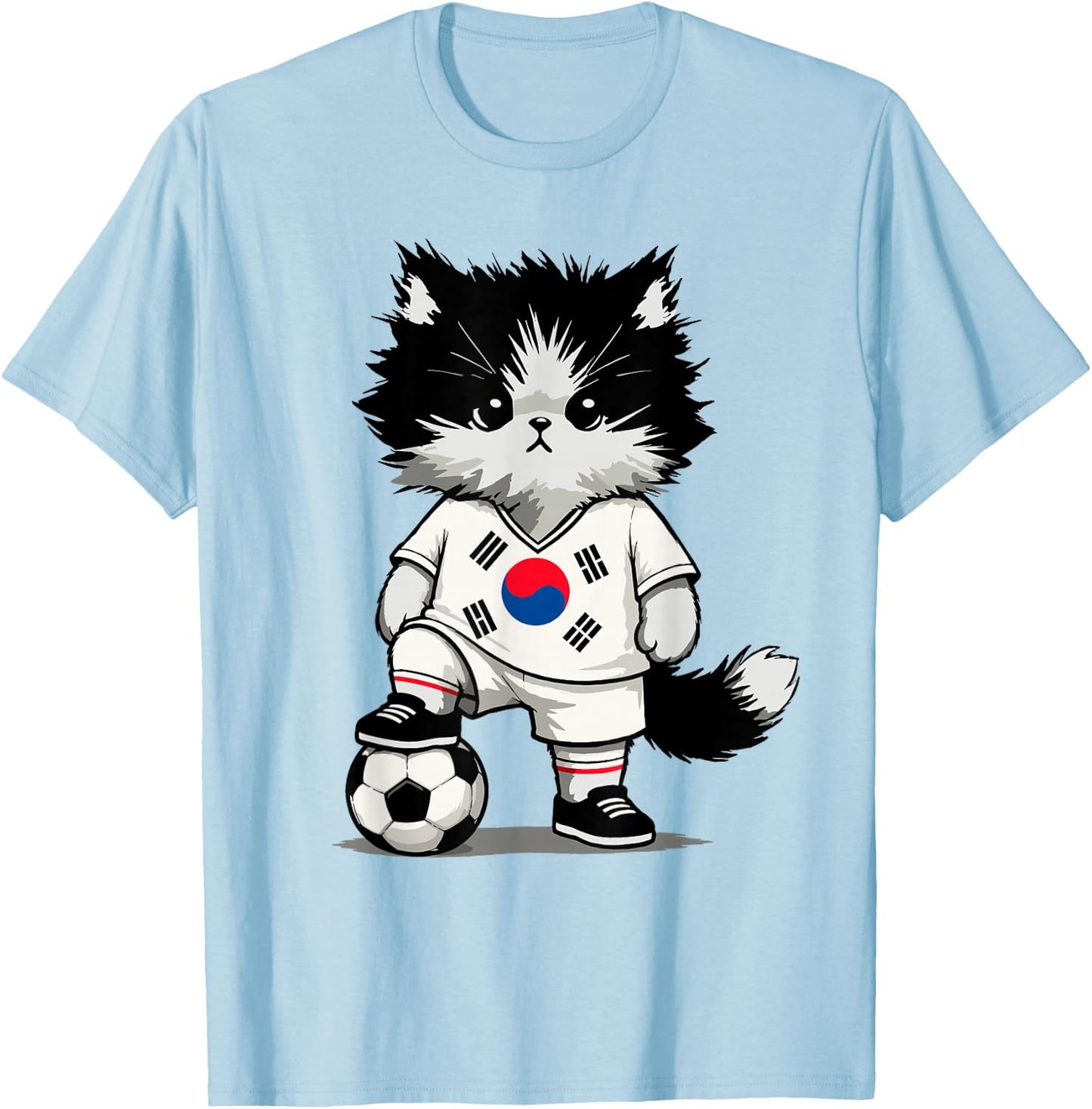 Korean Flag Men Women Kids South Korea T-Shirt - T-Shirt | Light Blue
