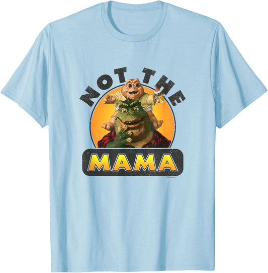 Dinosaurs Not The Mama! Baby & Earl Sinclair Vintage Logo T-Shirt - T-Shirt | Light Blue