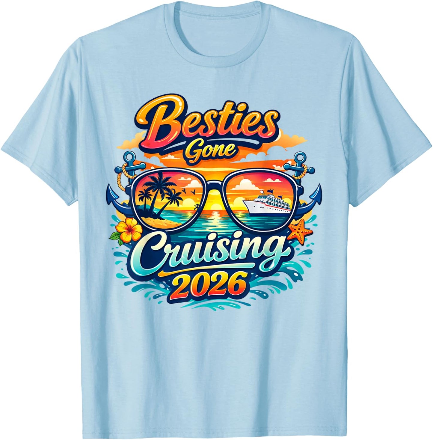 Coole passende Kreuzfahrt 2026 für Mädchen T-Shirt - T-Shirt | Light Blue