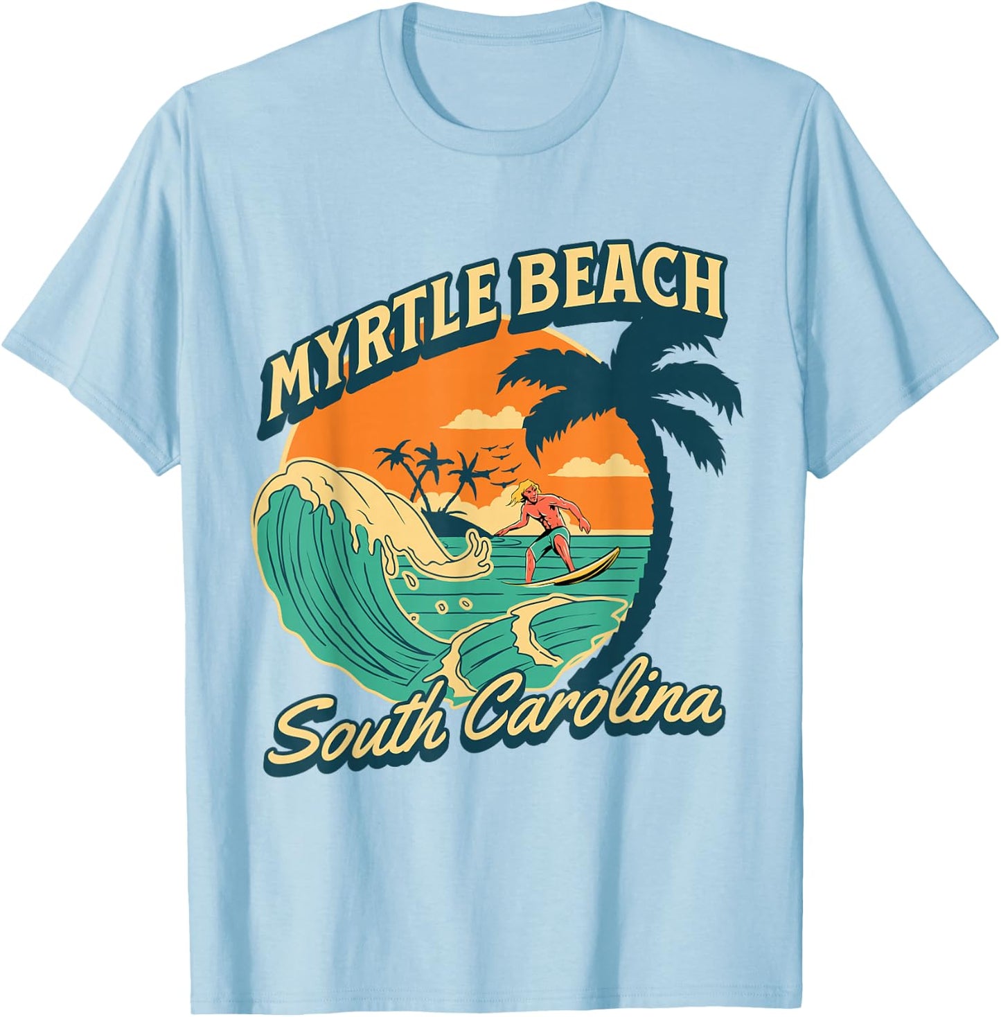 Myrtle Beach T-Shirt - T-Shirt | Light Blue