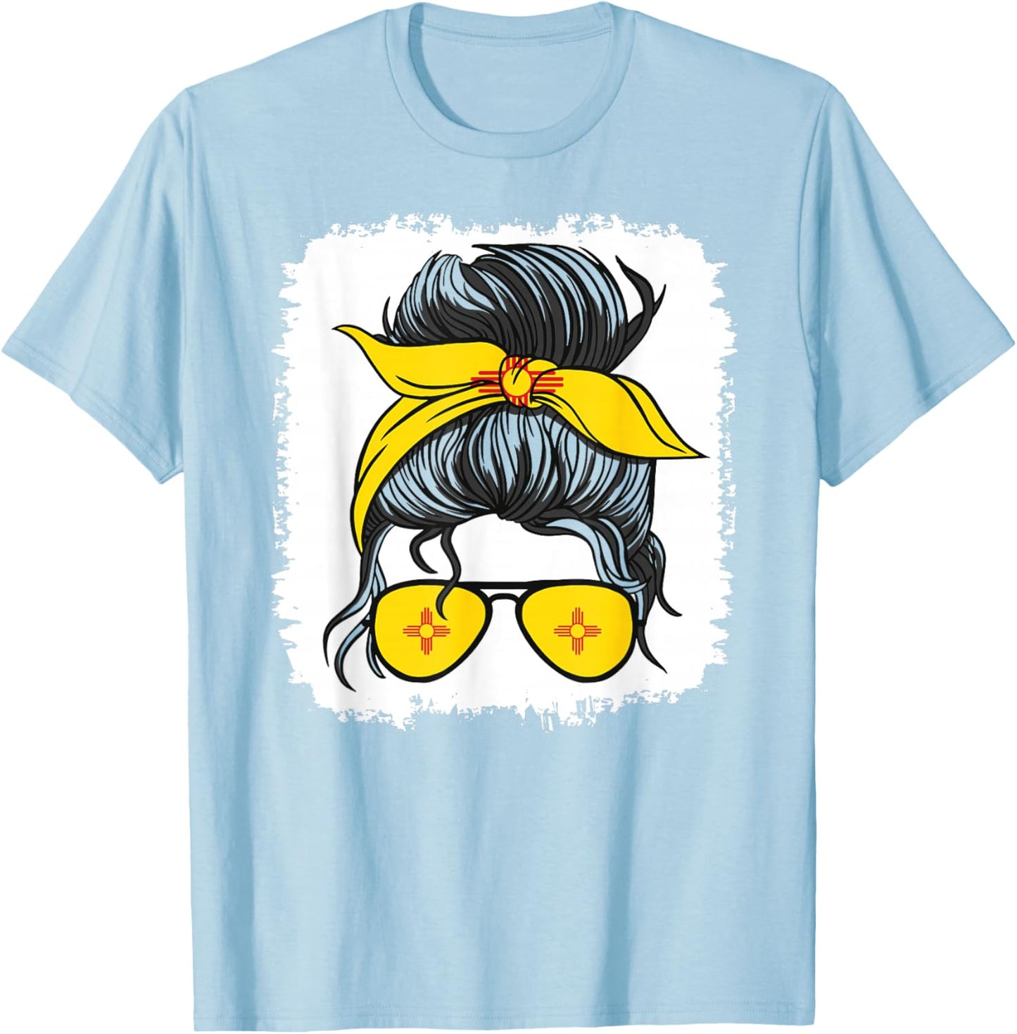 New Mexico Girl USA New Mexico Mom T-Shirt - T-Shirt | Light Blue