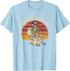Doing Dad Shit Dad Joke Skeleton Dad Funny Dad Father's Day T-Shirt - T-Shirt | Light Blue