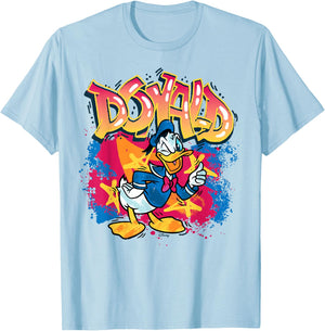 Donald Duck - Street Art Graffiti T-Shirt - T-Shirt | Light Blue