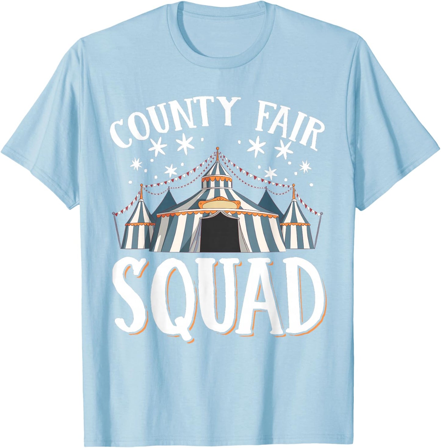 County Fair Squad T-Shirt - T-Shirt | Light Blue