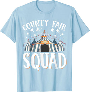 County Fair Squad T-Shirt - T-Shirt | Light Blue