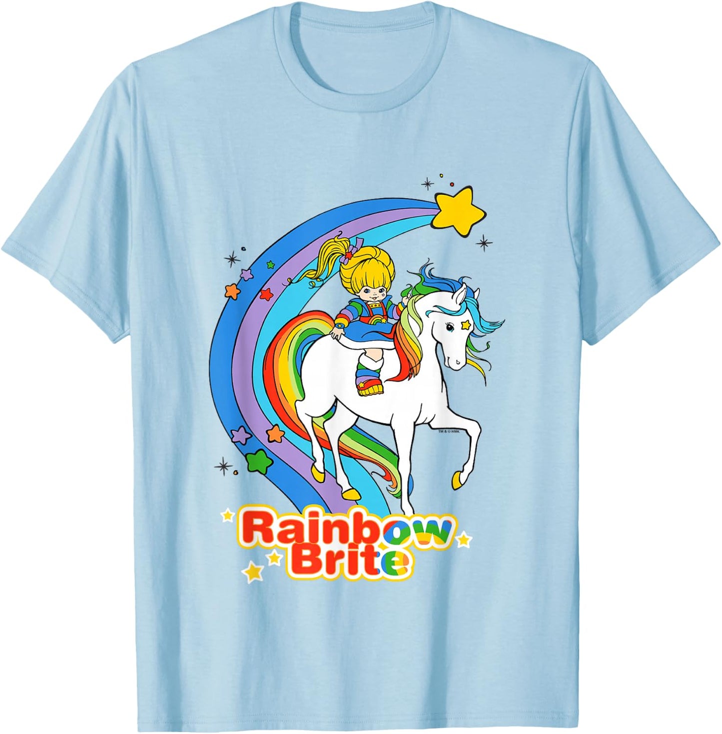 Rainbow Brite & Starlite Best Friends Forever T-Shirt - T-Shirt | Light Blue