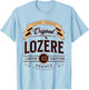 Vintage Lozère France , grey, S T-Shirt - T-Shirt | Light Blue