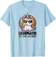 Licornasse Funny Girl Unicorn Connasse Valentine's Day , white, S T-Shirt - T-Shirt | Light Blue