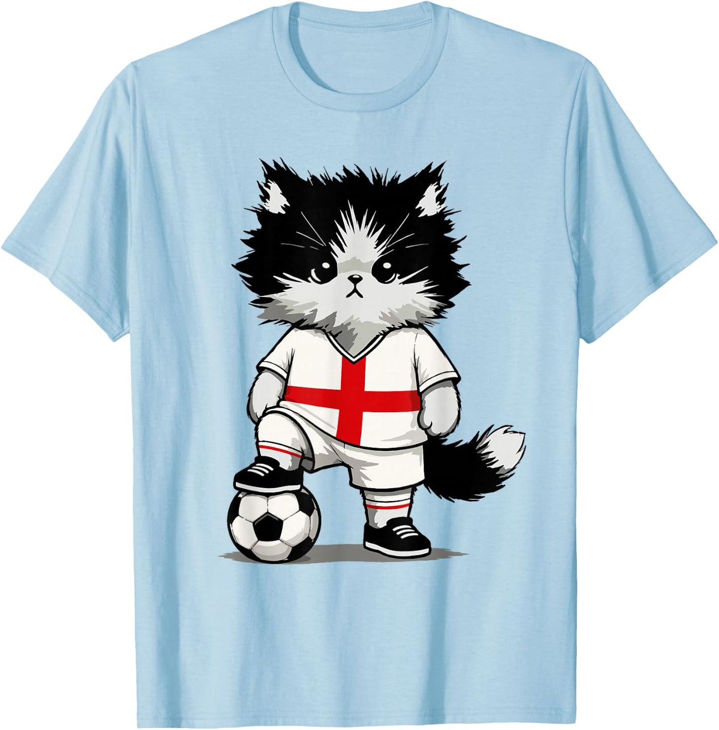 English Flag Men Women Kids England T-Shirt - T-Shirt | Light Blue