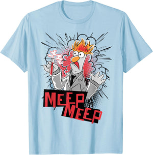 Disney The Muppets Beaker Meep Meep Small T-Shirt - T-Shirt | Light Blue