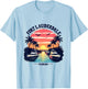 Fort Lauderdale Florida Sunset Boating Scene T-Shirt - T-Shirt | Light Blue