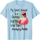 My Spirit Animal Is Grumpy Flamingo Slaps Annoying People T-Shirt - T-Shirt | Light Blue