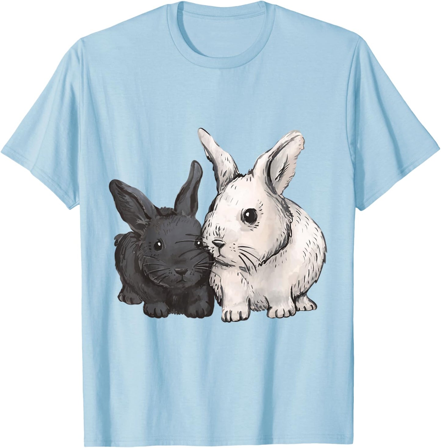 Hase Tierliebhaber Tier Druck Kaninchen Kinder T-Shirt - T-Shirt | Light Blue