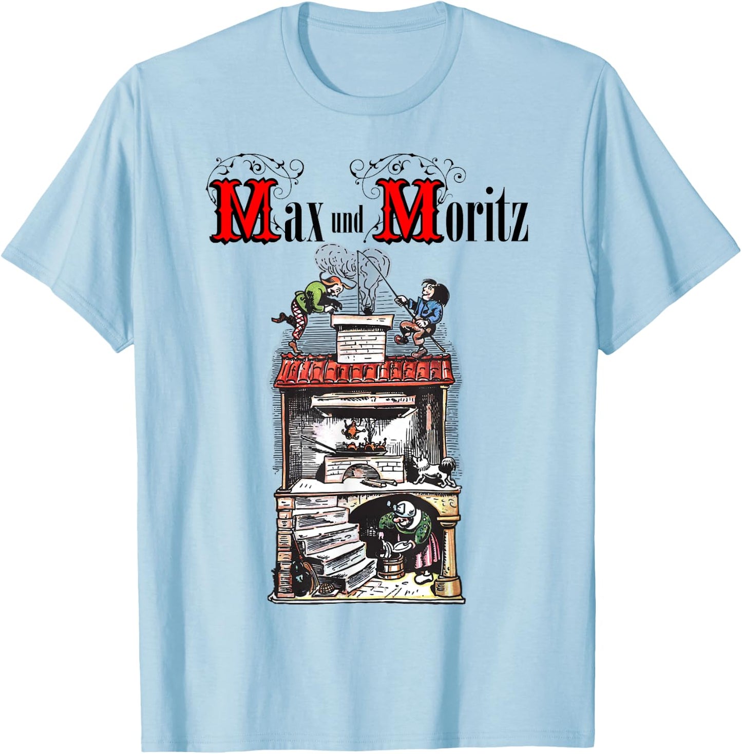 MAX und MORITZ T-Shirt - T-Shirt | Light Blue