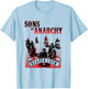 Sons of Anarchy Black and Red Poster T-Shirt - T-Shirt | Light Blue