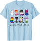 You are All Safe with Me Inclusive LGBTQ Cat Pride Month Gay T-Shirt - T-Shirt | Light Blue
