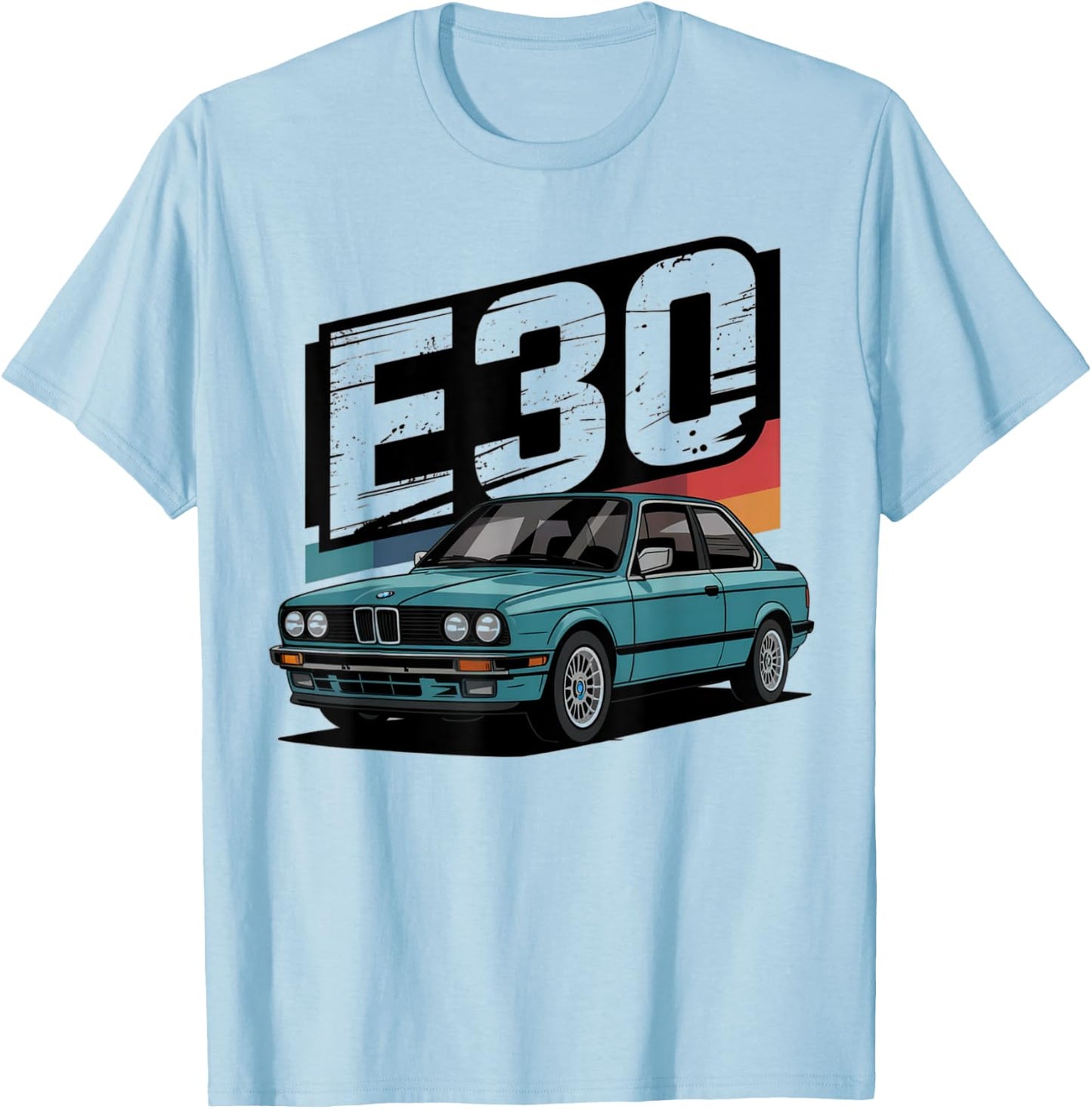 80s Steet Legend Motorsport Old School T-Shirt - T-Shirt | Light Blue