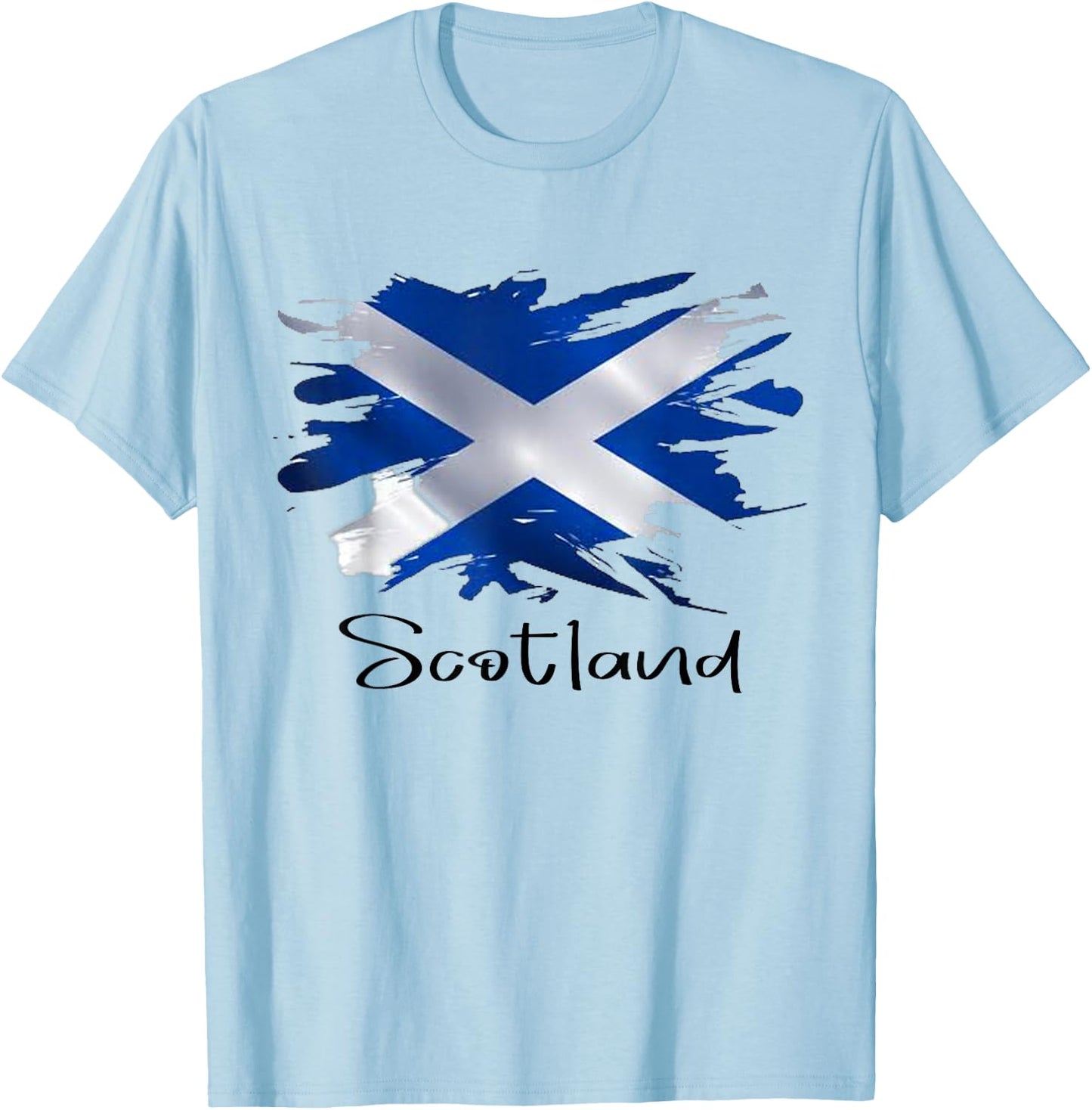Schottland , Schottland , Schottland Flagge, Schottland T-Shirt - T-Shirt | Light Blue