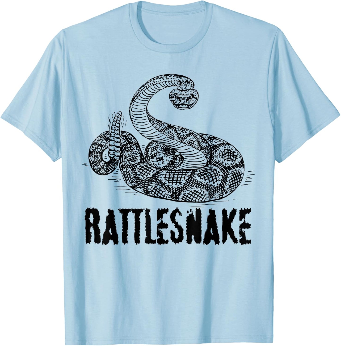 Cool Rattlesnake Art Snake for Children Boys Girls Child T-Shirt - T-Shirt | Light Blue