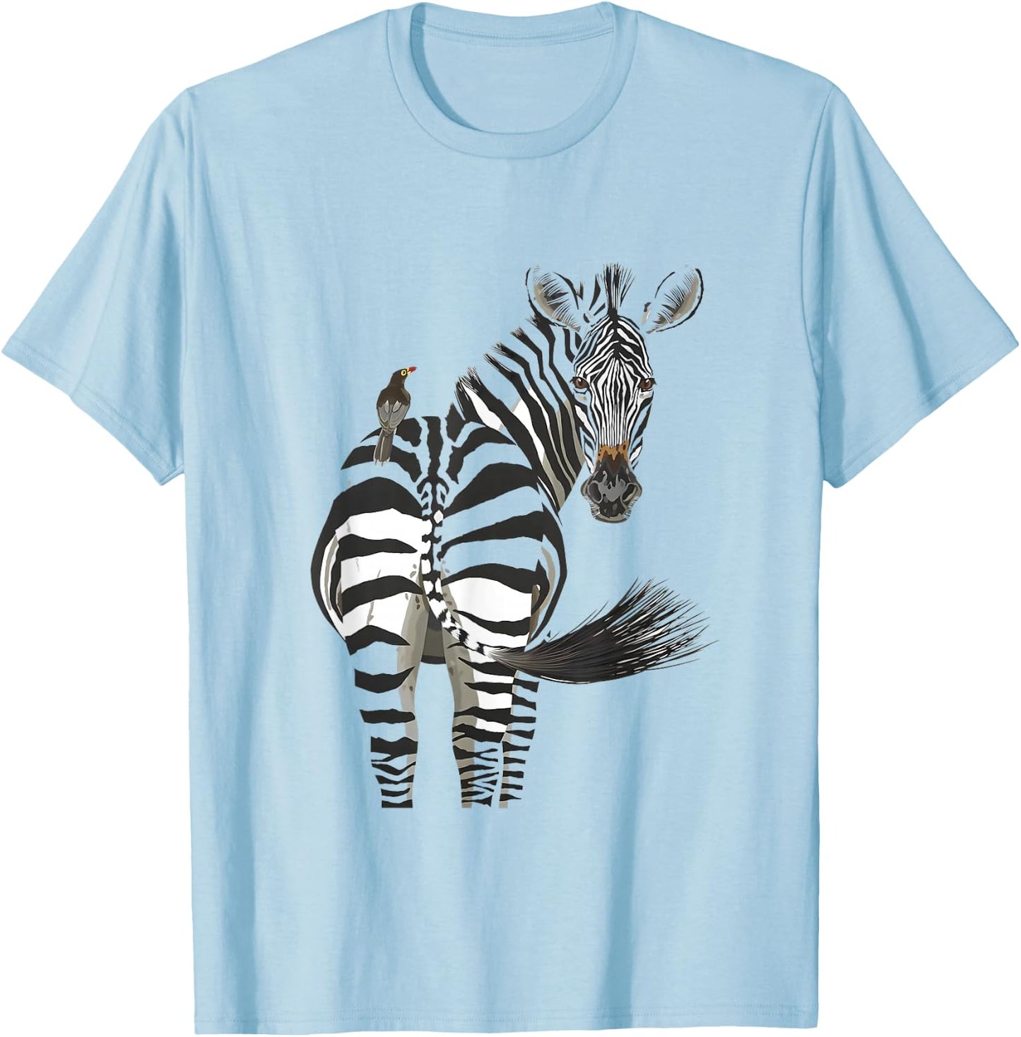 Zebra shirt , zebra shirt for , zebra for boys T-Shirt - T-Shirt | Light Blue