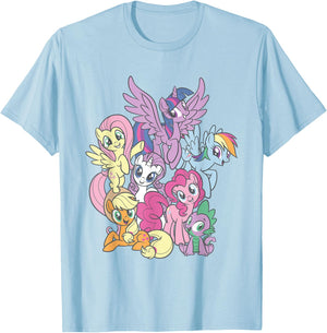 My Little Pony Spike and the Squad T-Shirt - T-Shirt | Light Blue