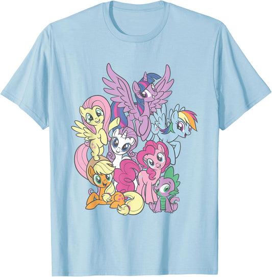 My Little Pony Spike and the Squad T-Shirt - T-Shirt | Light Blue