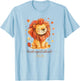 Löwe Kindergartenkind 2026 Kindergartenstart T-Shirt - T-Shirt | Light Blue