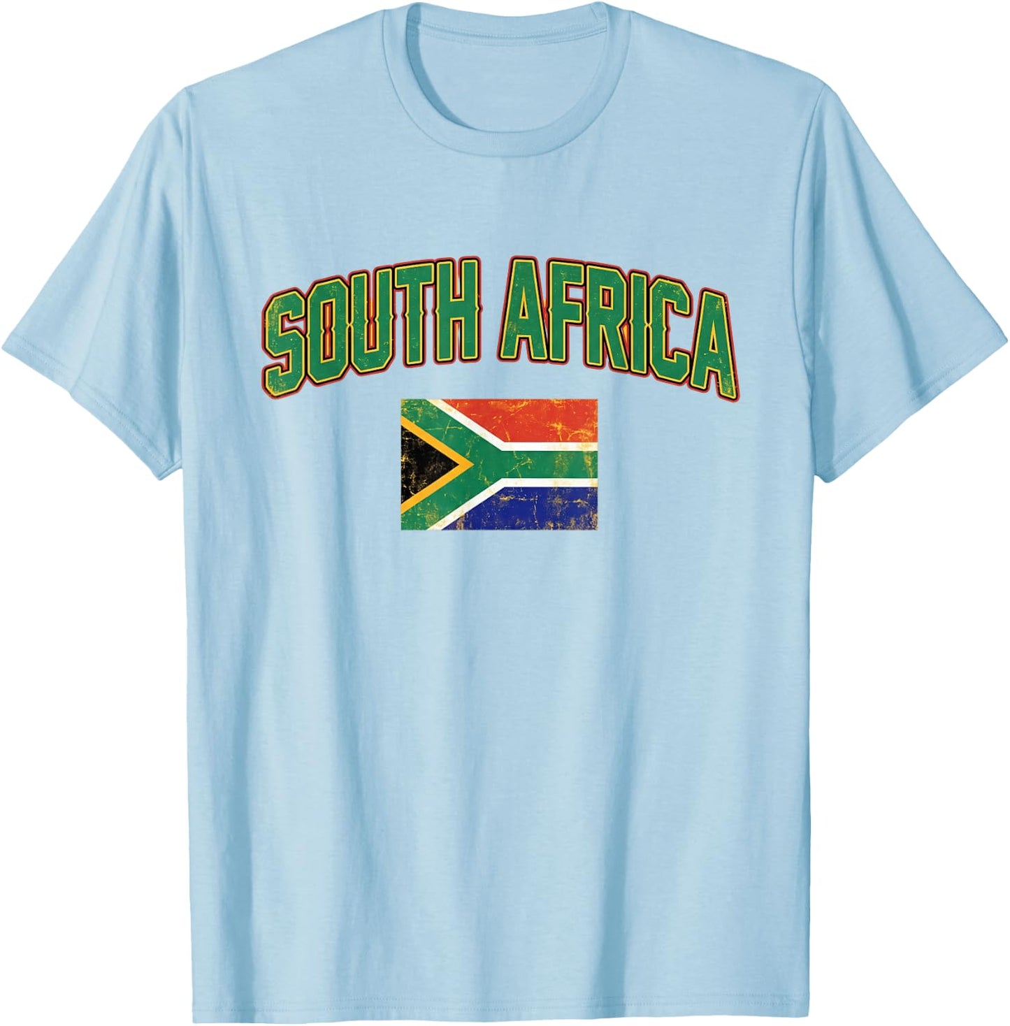 South Africa Retro Vintage Jersey Capetown African T-Shirt - T-Shirt | Light Blue