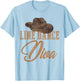 Country Western Line Dance Gifts Line Dance Diva Women Girls Line Dance T-Shirt - T-Shirt | Light Blue