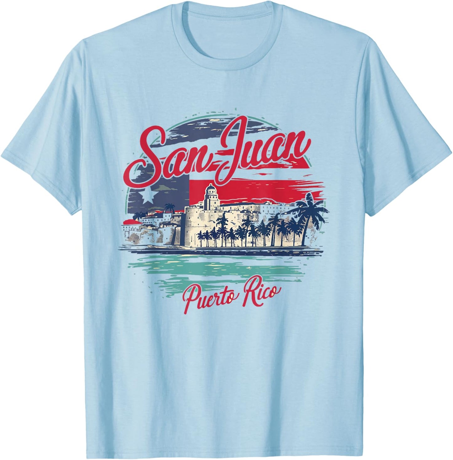 San Juan Puerto Rico T-Shirt - T-Shirt | Light Blue