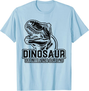 Dinosaur Definitely Not Our Dion, Dino Well Exploration T-Shirt - T-Shirt | Light Blue