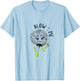 Funny Blow Me Dandelion Graphic T-Shirt - T-Shirt | Light Blue