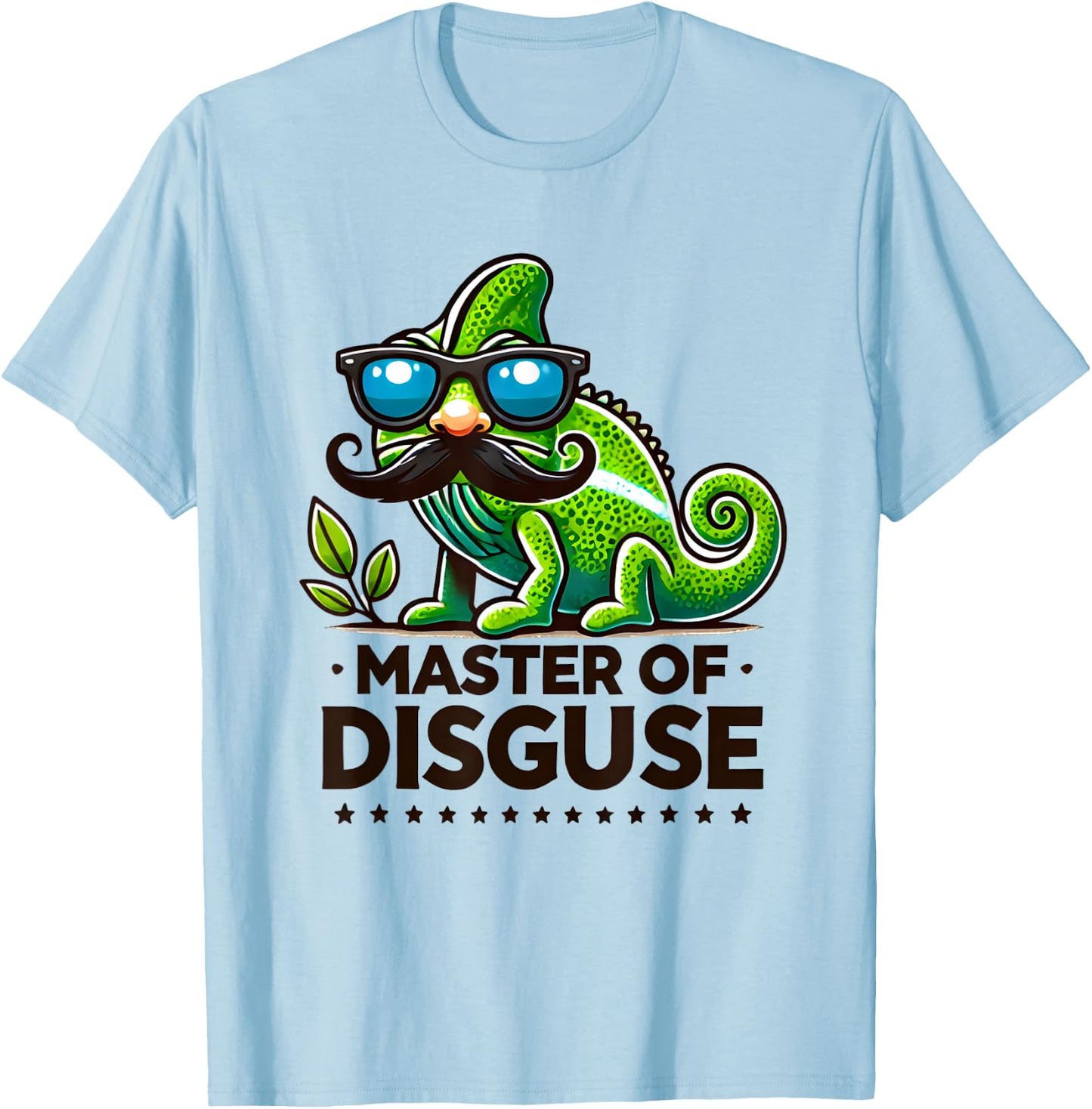 Master Of Disguise Chameleon Funny Humor T-Shirt - T-Shirt | Light Blue