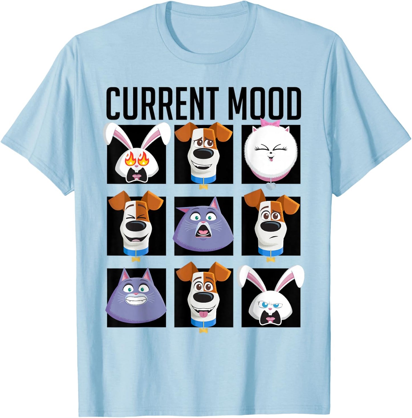 Secret Life of Pets 2 - Current Mood T-Shirt - T-Shirt | Light Blue